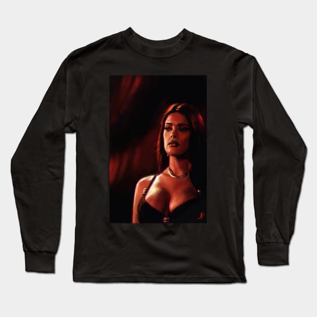 Salma hayek Long Sleeve T-Shirt by TheSig